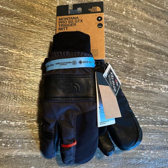The North Face Other - The North Face Montana Pro SG GTX Trigger Mitt Mitten Gore-Tex Mens Black Medium
